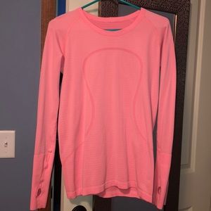 Pink lulu shirt